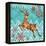 Ice Reindeer Dance II-Paul Brent-Framed Stretched Canvas