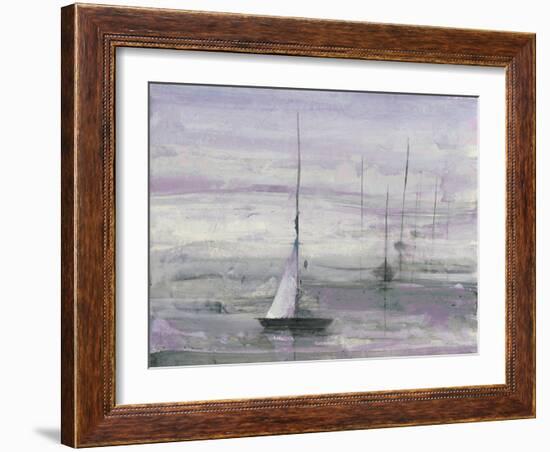 Ice Sailing Purple Crop-Albena Hristova-Framed Art Print