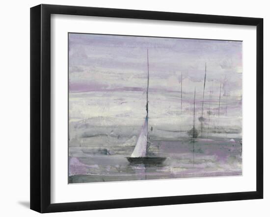 Ice Sailing Purple Crop-Albena Hristova-Framed Art Print