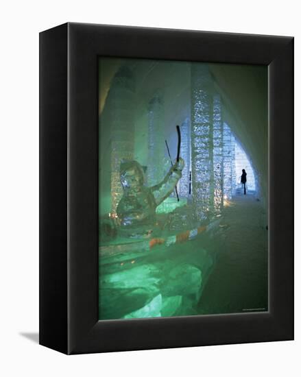 Ice Sculptures, Ice Hotel, Quebec, Quebec, Canada-Alison Wright-Framed Premier Image Canvas