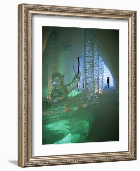 Ice Sculptures, Ice Hotel, Quebec, Quebec, Canada-Alison Wright-Framed Photographic Print