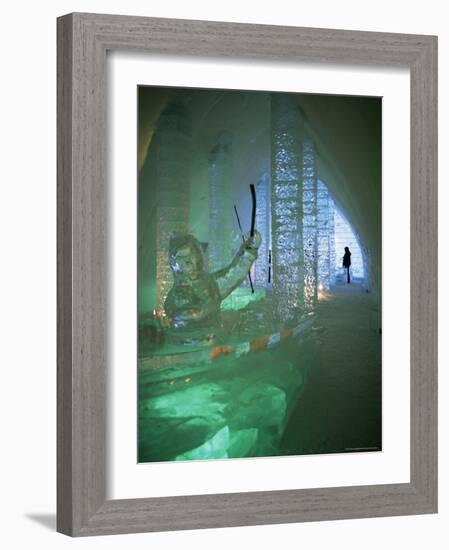 Ice Sculptures, Ice Hotel, Quebec, Quebec, Canada-Alison Wright-Framed Photographic Print