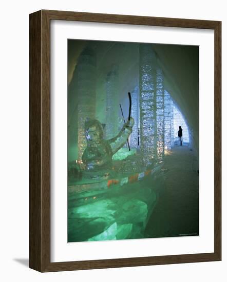 Ice Sculptures, Ice Hotel, Quebec, Quebec, Canada-Alison Wright-Framed Photographic Print