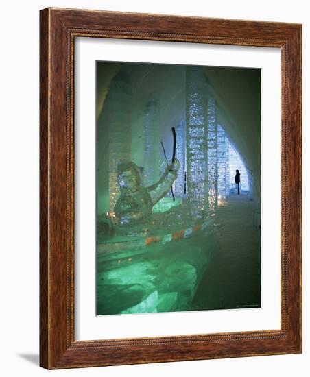 Ice Sculptures, Ice Hotel, Quebec, Quebec, Canada-Alison Wright-Framed Photographic Print