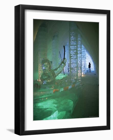 Ice Sculptures, Ice Hotel, Quebec, Quebec, Canada-Alison Wright-Framed Photographic Print