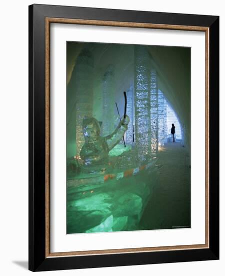 Ice Sculptures, Ice Hotel, Quebec, Quebec, Canada-Alison Wright-Framed Photographic Print