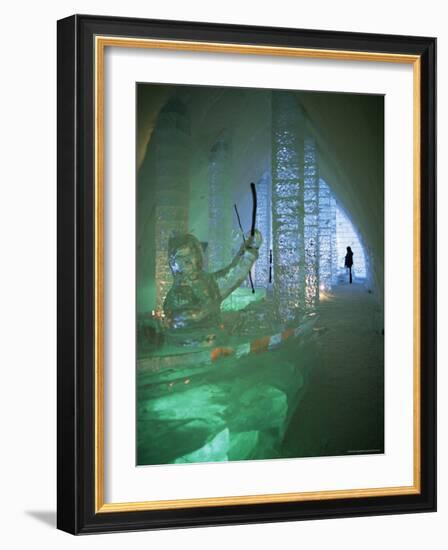 Ice Sculptures, Ice Hotel, Quebec, Quebec, Canada-Alison Wright-Framed Photographic Print