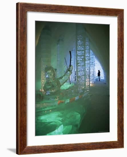 Ice Sculptures, Ice Hotel, Quebec, Quebec, Canada-Alison Wright-Framed Photographic Print