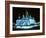 Ice Sculptures in Taiyangdao Park at Night, Bingdeng Jie, Heilongjiang, China-Tony Waltham-Framed Photographic Print