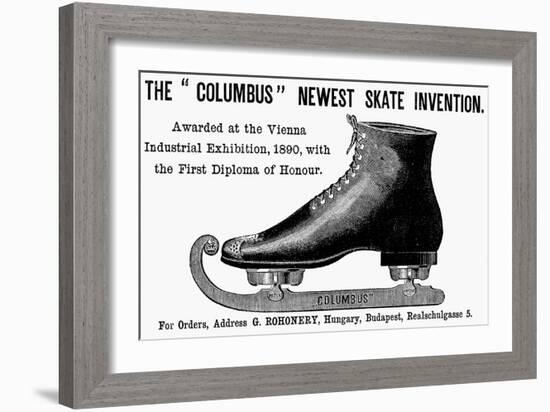 Ice Skate, 1890-null-Framed Giclee Print