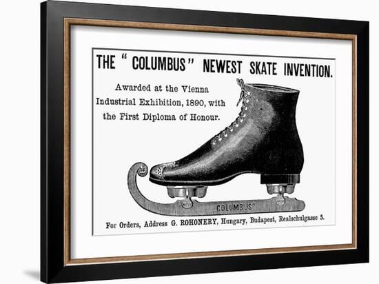 Ice Skate, 1890-null-Framed Giclee Print