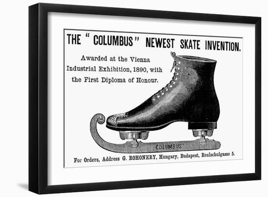 Ice Skate, 1890-null-Framed Giclee Print