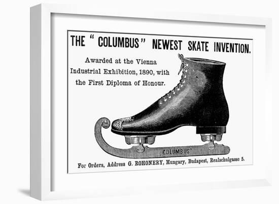 Ice Skate, 1890-null-Framed Giclee Print