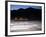 Ice Skating and Hockey on Evergreen Lake, Colorado, USA-Chuck Haney-Framed Photographic Print