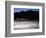 Ice Skating and Hockey on Evergreen Lake, Colorado, USA-Chuck Haney-Framed Photographic Print