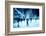 Ice Skating at Christmas (Motion Blur)-soupstock-Framed Photographic Print