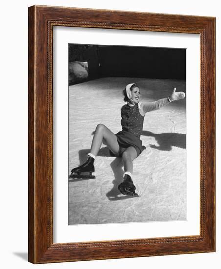 Ice Skating Fashions-Peter Stackpole-Framed Photographic Print