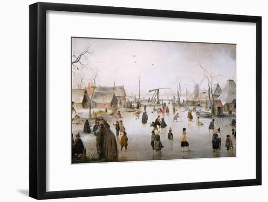 Ice Sports, C.1610-Hendrik Avercamp-Framed Giclee Print