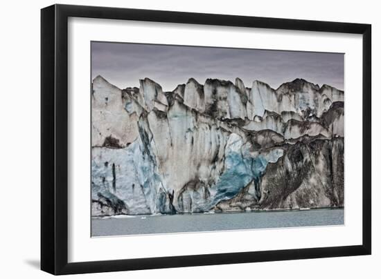 Ice Walls- Jokulsarlon Glacial Lagoon, Breidarmerkurjokull Glacier, Vatnajokull Ice Cap, Iceland-Arctic-Images-Framed Photographic Print