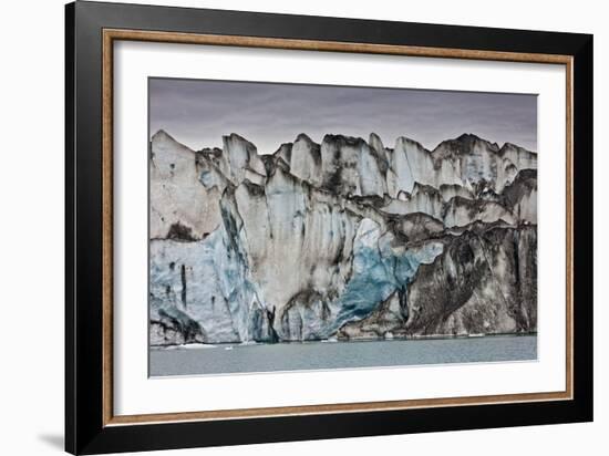 Ice Walls- Jokulsarlon Glacial Lagoon, Breidarmerkurjokull Glacier, Vatnajokull Ice Cap, Iceland-Arctic-Images-Framed Photographic Print