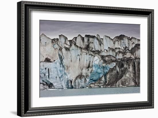 Ice Walls- Jokulsarlon Glacial Lagoon, Breidarmerkurjokull Glacier, Vatnajokull Ice Cap, Iceland-Arctic-Images-Framed Photographic Print