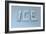Ice-magann-Framed Art Print