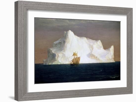 Iceberg, 1891-Frederick Edwin Church-Framed Giclee Print