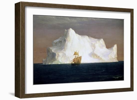 Iceberg, 1891-Frederick Edwin Church-Framed Giclee Print