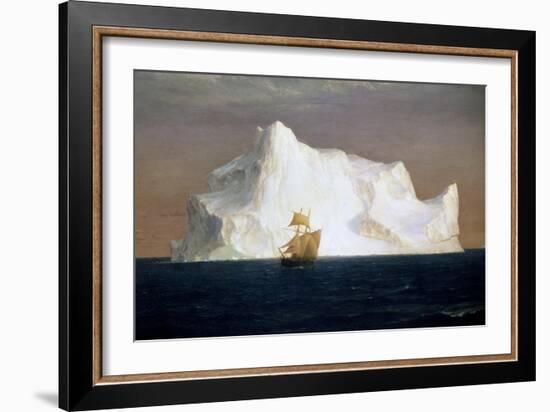 Iceberg, 1891-Frederick Edwin Church-Framed Giclee Print