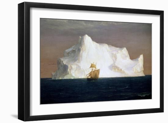 Iceberg, 1891-Frederick Edwin Church-Framed Giclee Print