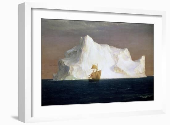 Iceberg, 1891-Frederick Edwin Church-Framed Giclee Print