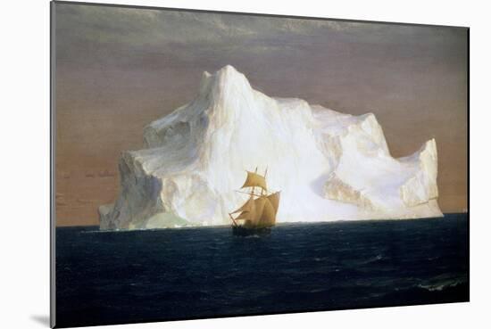 Iceberg, 1891-Frederick Edwin Church-Mounted Giclee Print