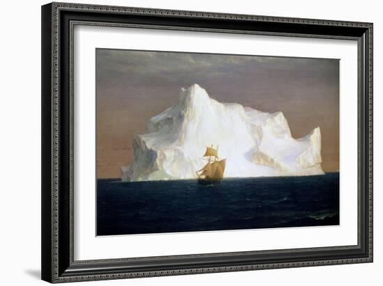 Iceberg, 1891-Frederick Edwin Church-Framed Giclee Print