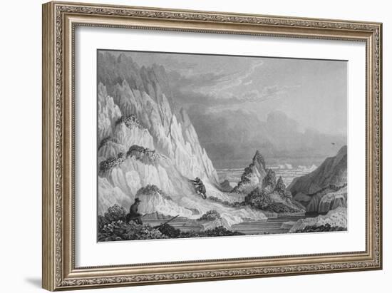 Iceberg Adherring to Icy Reef-Edward Finden-Framed Giclee Print