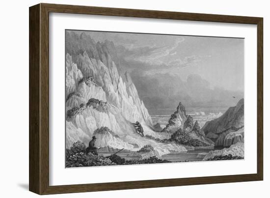 Iceberg Adherring to Icy Reef-Edward Finden-Framed Giclee Print