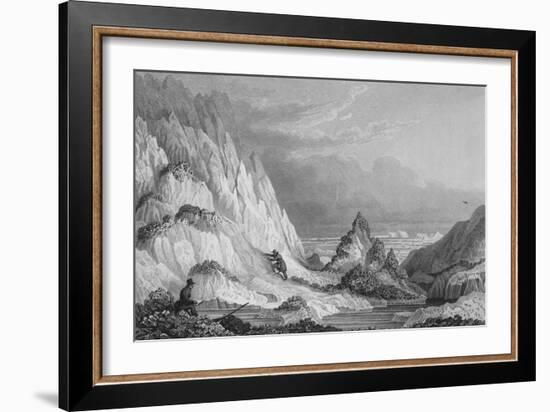 Iceberg Adherring to Icy Reef-Edward Finden-Framed Giclee Print