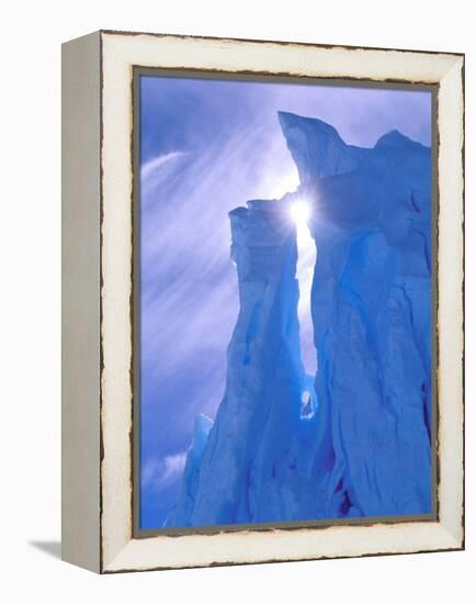 Iceberg, Australian Antarctic Territory, Antarctica-Pete Oxford-Framed Premier Image Canvas