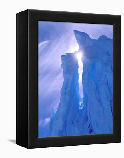 Iceberg, Australian Antarctic Territory, Antarctica-Pete Oxford-Framed Premier Image Canvas