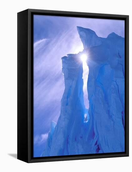 Iceberg, Australian Antarctic Territory, Antarctica-Pete Oxford-Framed Premier Image Canvas