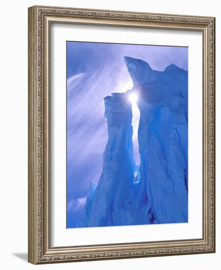 Iceberg, Australian Antarctic Territory, Antarctica-Pete Oxford-Framed Photographic Print