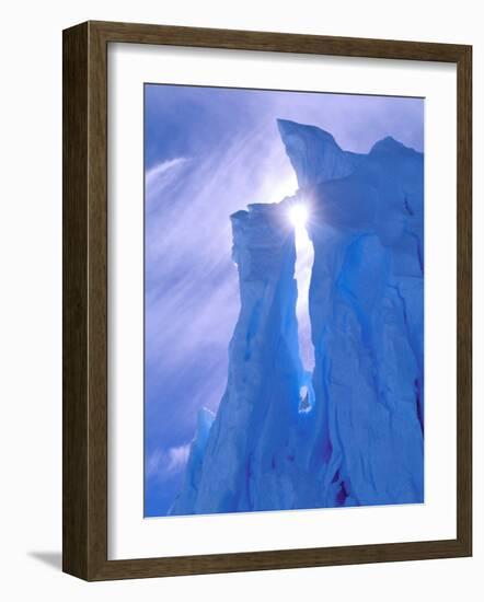 Iceberg, Australian Antarctic Territory, Antarctica-Pete Oxford-Framed Photographic Print