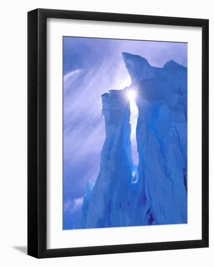 Iceberg, Australian Antarctic Territory, Antarctica-Pete Oxford-Framed Photographic Print