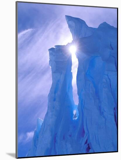 Iceberg, Australian Antarctic Territory, Antarctica-Pete Oxford-Mounted Photographic Print