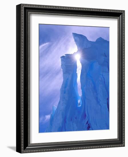 Iceberg, Australian Antarctic Territory, Antarctica-Pete Oxford-Framed Photographic Print