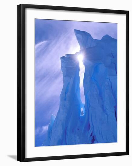 Iceberg, Australian Antarctic Territory, Antarctica-Pete Oxford-Framed Photographic Print