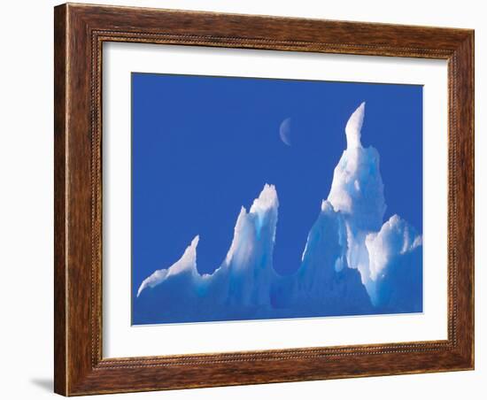 Iceberg, Australian Antarctic Territory, Antarctica-Pete Oxford-Framed Photographic Print