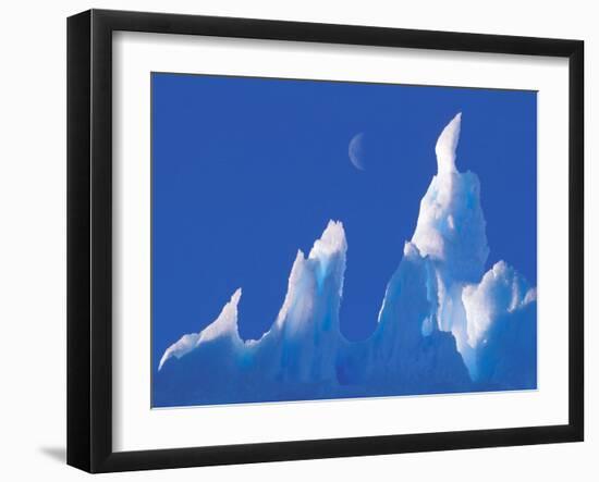 Iceberg, Australian Antarctic Territory, Antarctica-Pete Oxford-Framed Photographic Print