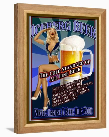 Iceberg Beer-Nomi Saki-Framed Premier Image Canvas