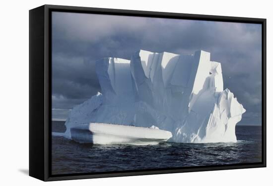 Iceberg Floating In the Ross Sea, Antarctica-Doug Allan-Framed Premier Image Canvas