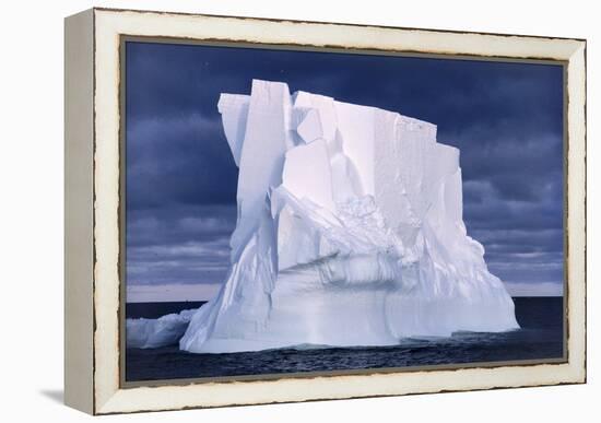 Iceberg Floating In the Ross Sea, Antarctica-Doug Allan-Framed Premier Image Canvas